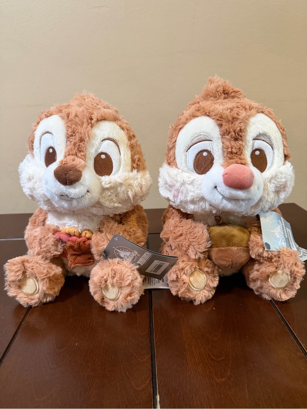 Chip and Dale Fall Vibes 10” Plush 2026 Disney Parks Store Exclusive NEW
